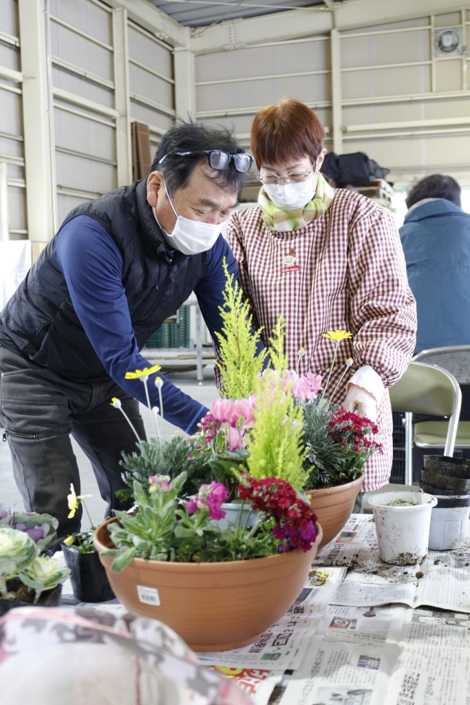 ちちぶ 女性大学寄せ植え R4.12.6 タテ１