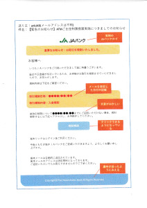 不審なメールにご注意くださいのサムネイル