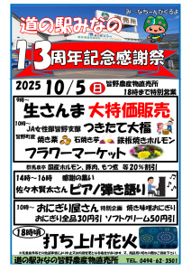 13周年チラシのサムネイル