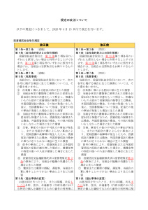 thumbnail of 規程の改正について